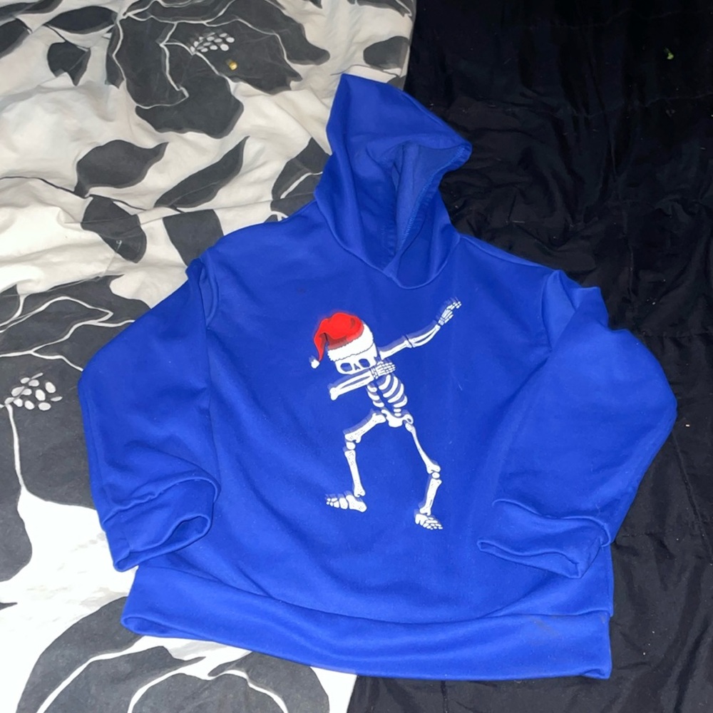 Xmas Skeleton pullover hoodie